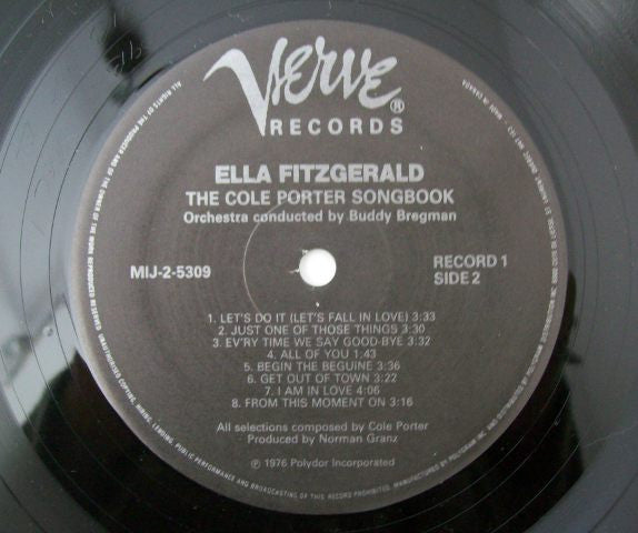 Ella Fitzgerald : Sings The Cole Porter Songbook (2xLP, Album, RE)