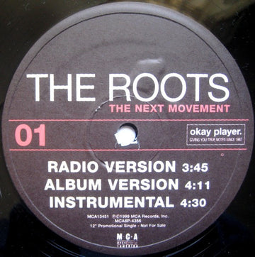 The Roots : The Next Movement / Without A Doubt (12", Promo)