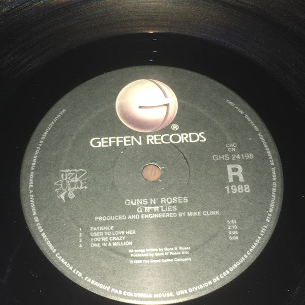 Guns N' Roses : G N' R Lies (LP, Album, Club, CH)