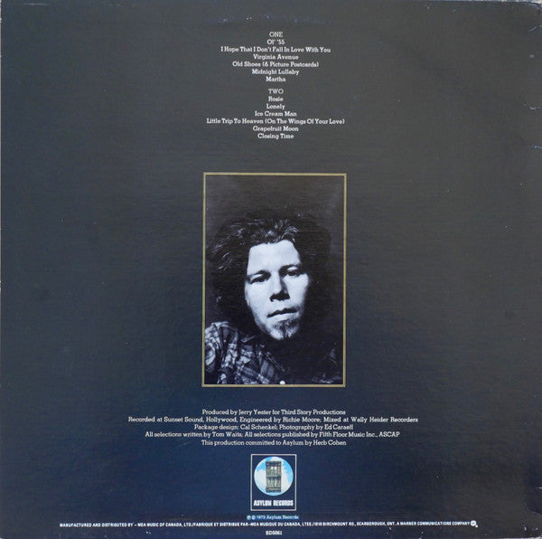 Tom Waits : Closing Time (LP, Album, RE)