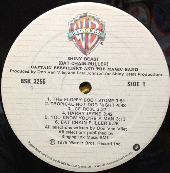Captain Beefheart And The Magic Band : Shiny Beast (Bat Chain Puller) (LP, Album, RE)