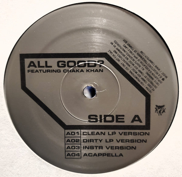 De La Soul : All Good? (12", Promo)