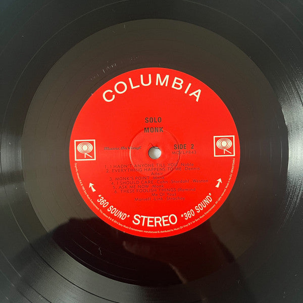 Thelonious Monk : Solo Monk (LP, Album, RE, 180)