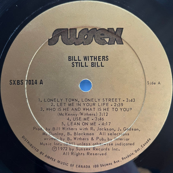 Bill Withers : Still Bill (LP, Album, Gat)