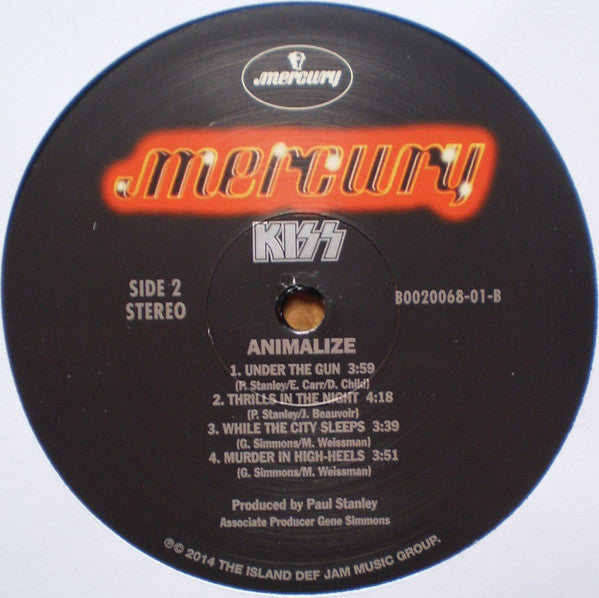 Kiss : Animalize (LP, Album, RE, 180)