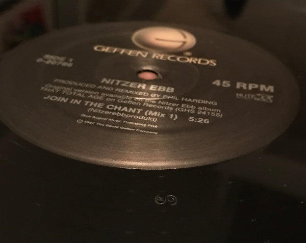 Nitzer Ebb : Join In The Chant (12", Maxi, SRC)