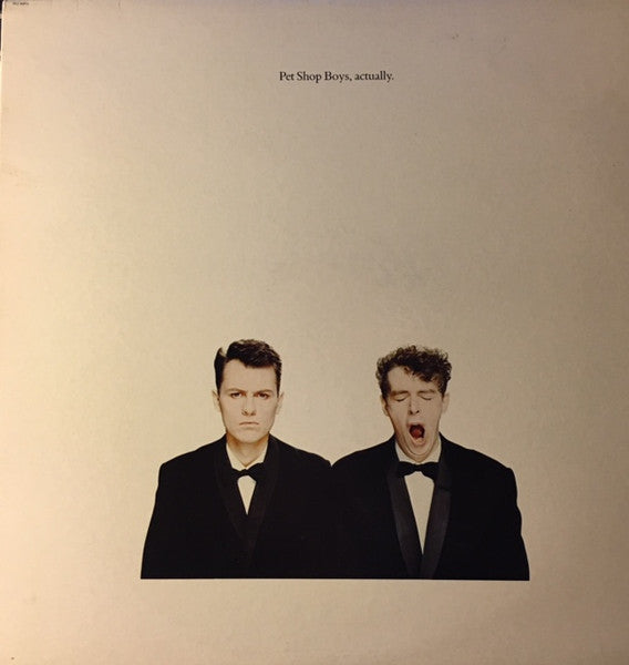 Pet Shop Boys : Actually (LP, Album)