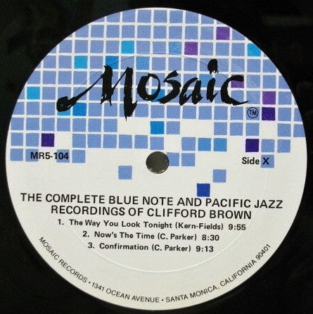 Clifford Brown : The Complete Blue Note And Pacific Jazz Recordings Of Clifford Brown (5xLP + Box, Comp, Ltd, Num)