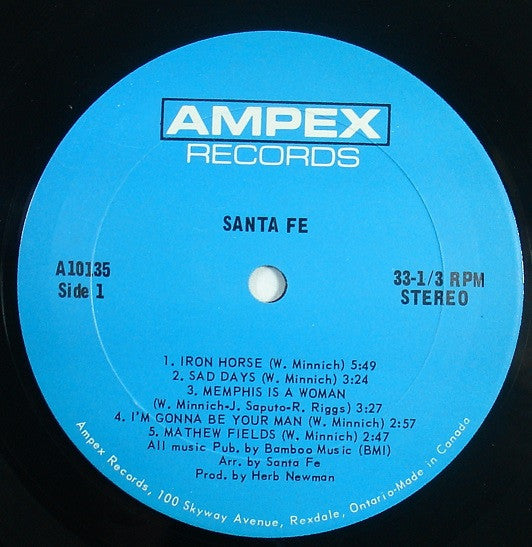 Santa Fe (5) : Santa Fe (LP, Album, Gat)