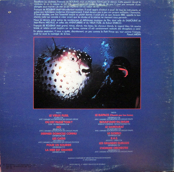 François De Roubaix : Les Plus Belles Musiques De Films Vol 1 (LP, Comp)