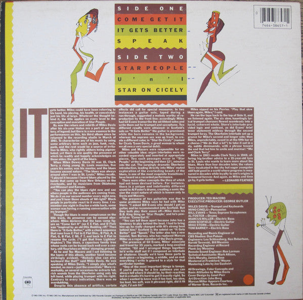 Miles Davis : Star People (LP, Album)