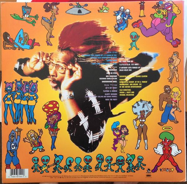 George Clinton & P-Funk All Stars : T.A.P.O.A.F.O.M. (The Awesome Power Of A Fully-Operational Mothership) (2xLP, Album, Red)