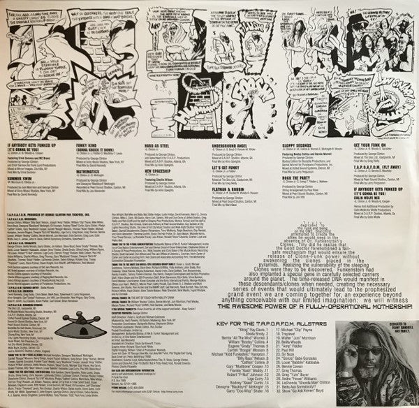 George Clinton & P-Funk All Stars : T.A.P.O.A.F.O.M. (The Awesome Power Of A Fully-Operational Mothership) (2xLP, Album, Red)
