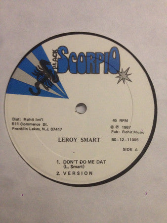 Leroy Smart / Pinchers : Don't Do Me Dat / Increase Your Knowledge (12", EP)