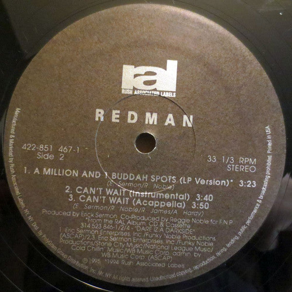 Redman : Can't Wait (12")