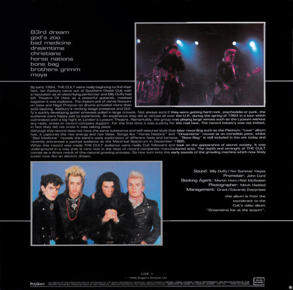 The Cult : Live At The Lyceum - London - 20th May 1984 (LP, Album)