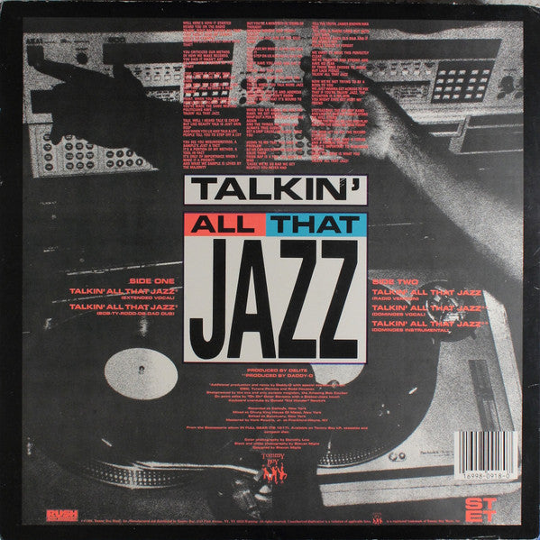 Stetsasonic : Talkin' All That Jazz (12")