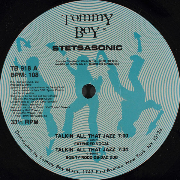 Stetsasonic : Talkin' All That Jazz (12")