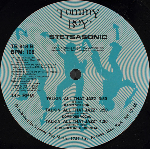 Stetsasonic : Talkin' All That Jazz (12")