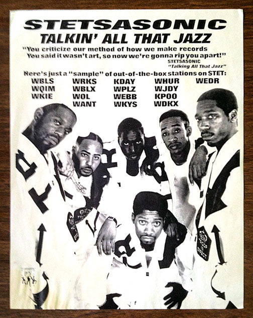 Stetsasonic : Talkin' All That Jazz (12")