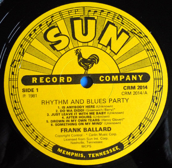 Frank Ballard With Phillip Reynolds Band : Rhythm Blues Party (LP, Comp)