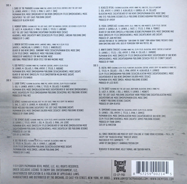 Army Of The Pharaohs : In Death Reborn (2xLP, Album, Cam)