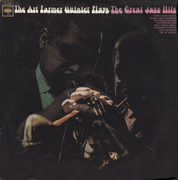 Art Farmer Quintet : Plays The Great Jazz Hits (LP, Album, Mono)
