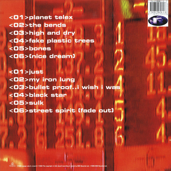 Radiohead : The Bends (LP, Album, RP)