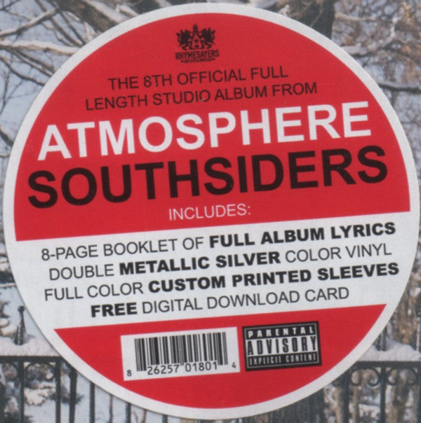 Atmosphere (2) : Southsiders (2xLP, Album, Met)