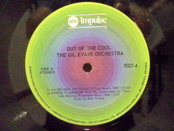 Gil Evans And His Orchestra : Out Of The Cool (LP, Album, RE)