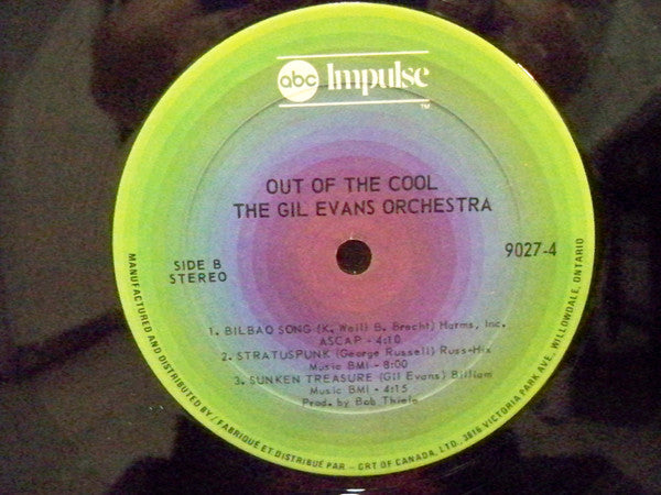 Gil Evans And His Orchestra : Out Of The Cool (LP, Album, RE)