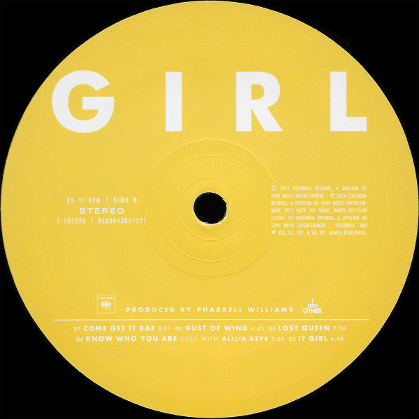 Pharrell Williams : G I R L (LP, Album)