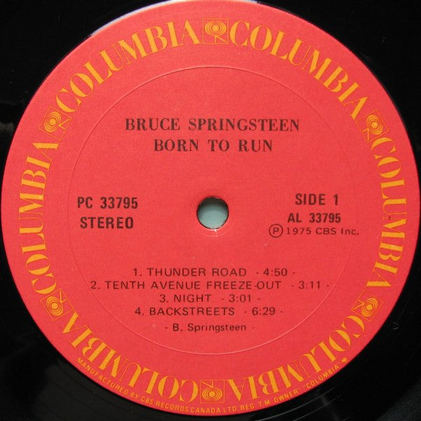 Bruce Springsteen : Born To Run (LP, Album, RE, Don)