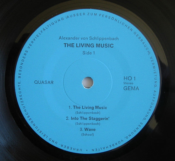 Alexander von Schlippenbach : The Living Music (LP, Album)