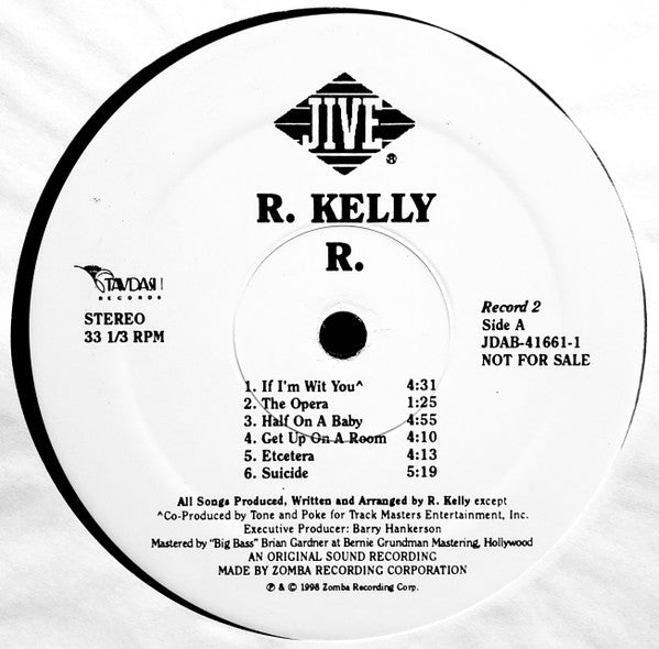 R. Kelly : R. (3xLP, Album, Promo)