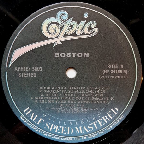 Boston : Boston (LP, Album, RE, RM, Hal)