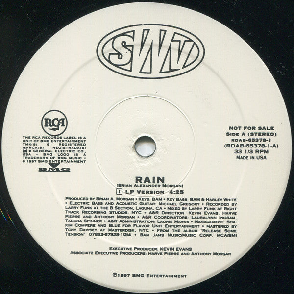 SWV : Rain (12", Single, Promo)