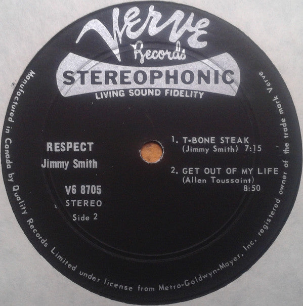 Jimmy Smith : Respect (LP, Album)