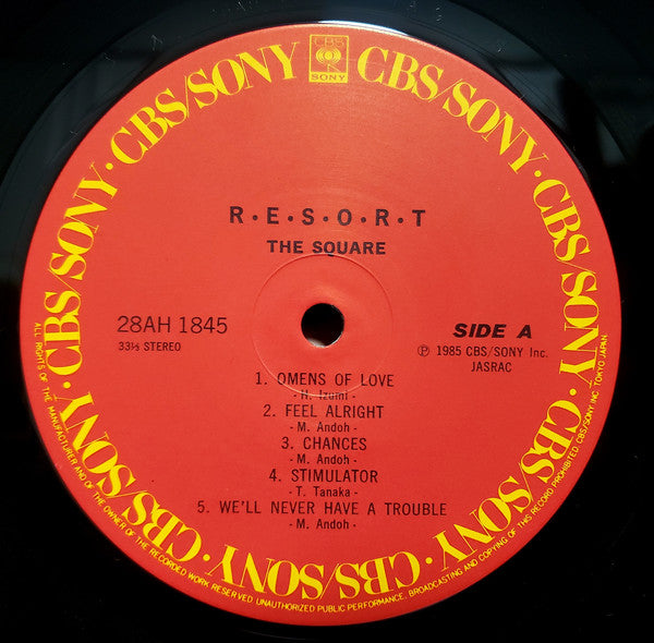 T-Square : R･E･S･O･R･T (LP, Album, Blu)