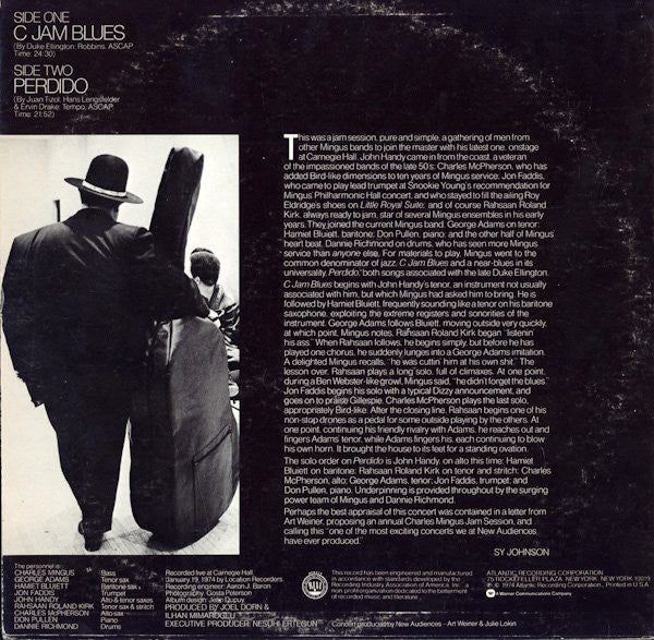 Charles Mingus : Mingus At Carnegie Hall (LP, Album)