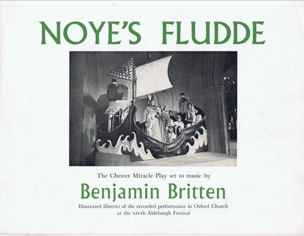 Benjamin Britten : Noye's Fludde (LP)
