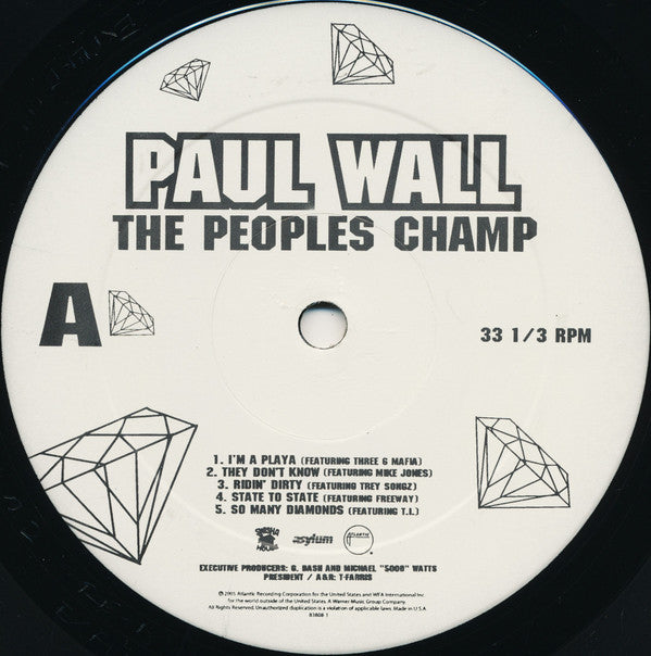 Paul Wall : The Peoples Champ (2xLP, Album)