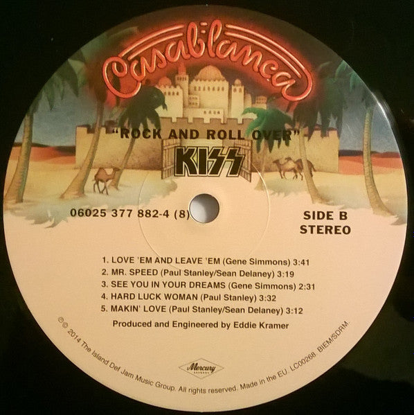 Kiss : Rock And Roll Over (LP, Album, RE, 180)