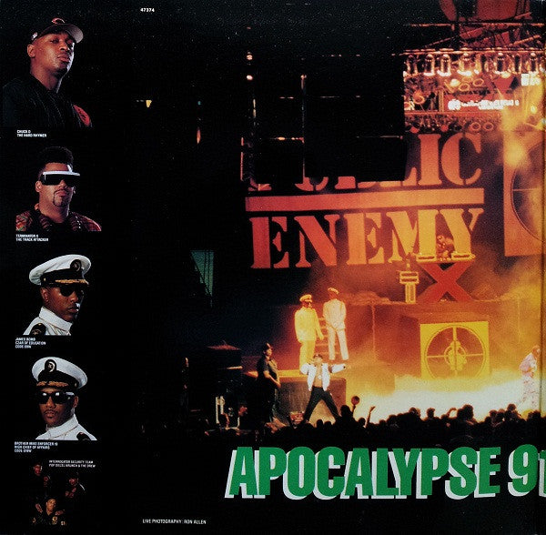 Public Enemy : Apocalypse 91... The Enemy Strikes Black (2xLP, Album)