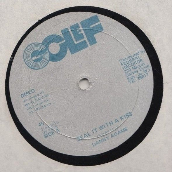Danny Adams (2) / Top Cat : Seal It With A Kiss / A Letter From The Board Of Education (12")