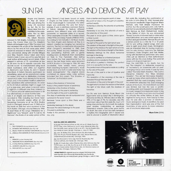Sun Ra : Angels And Demons At Play (LP, Album, RE, RM, 180)