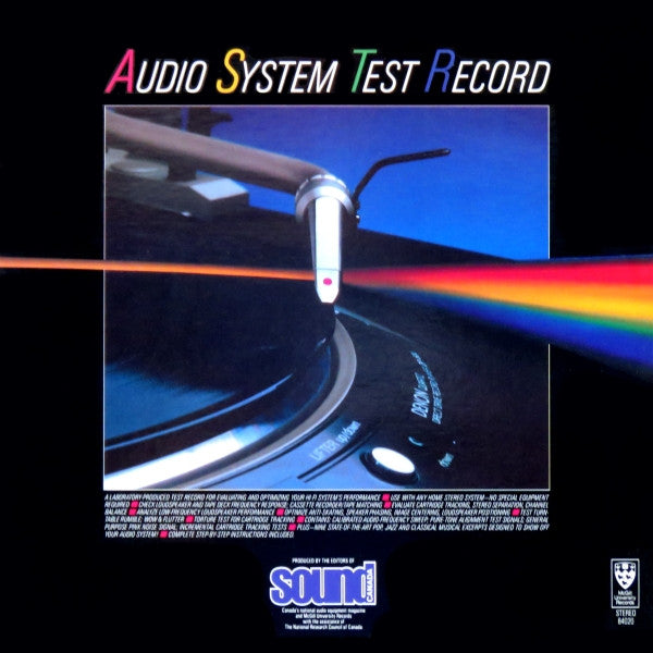 No Artist : Audio System Test Record (LP)