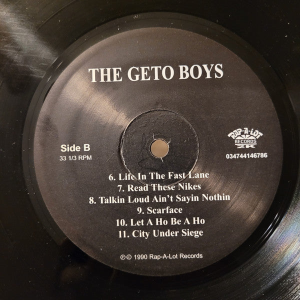 Geto Boys : The Geto Boys (LP, Album, RE)