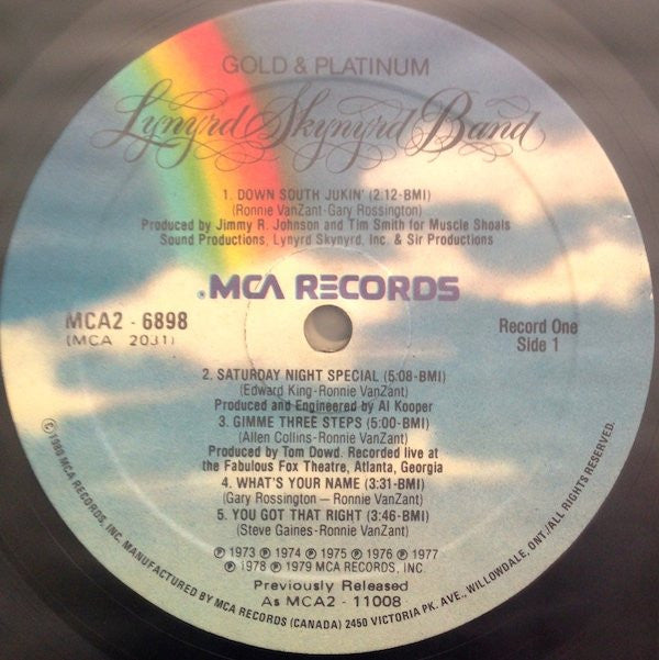 Lynyrd Skynyrd Band* : Gold & Platinum (2xLP, Comp, RE)