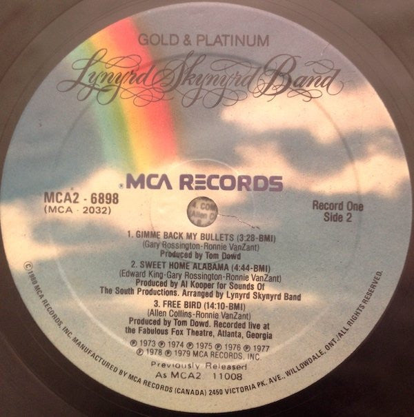 Lynyrd Skynyrd Band* : Gold & Platinum (2xLP, Comp, RE)